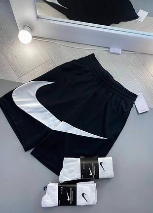 Черные шорты nike💣