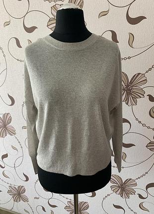 Тонкий свитер из шерсти massimo dutti