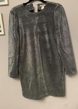 Шалене ошатне святкове блискуче плаття сяюче