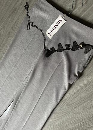 Новые женские брюки с поясом senessa турция