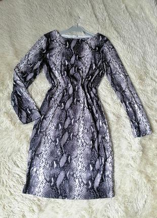 Платье пайетки змея питон 4