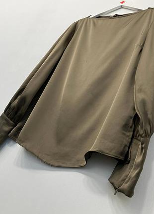Блуза h&m , рубашка , сорочка хаки