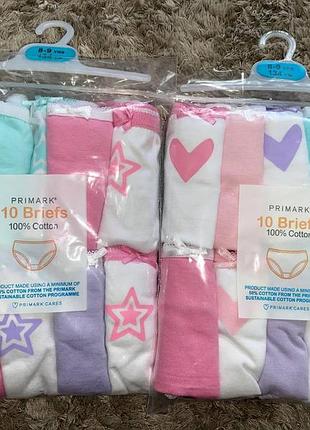 Труси  для дівчинки primark на зріст від 92 до 170 см