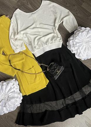 Одежда женская р. l юбка andre tan бомбер блуза кардиган