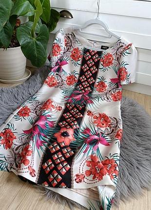 Квіткова сукня від oasis, розмір s-m