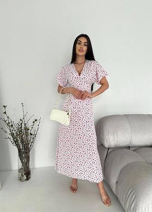 💛 довга сукня в квітковий принт | 570