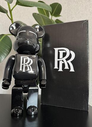Статуетка bearbrick rolls royce 28 см 400% | фігурка беарбрік