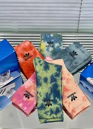 Парфумовані брендові шкарпетки adidas, яскраві шкарпетки adidas, яркие носки бренд adidas, парфумовані шкарпетки в подарункових коробках