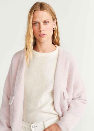 Новый нежно-розовый кардиган - кофта