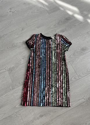 Праздничное платье с летчиками, пайетками