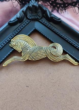 Классная брошь - кулон конь 🐎 в стиле винтаж