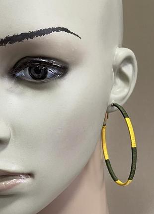 Яркие, бесконечные в тренде, серьги-кольца