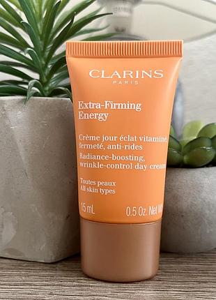 Оригінал clarins денний крем extra firming energy, 15ml🧡