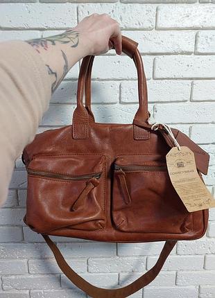 Шкіряна сумка (унісекс)