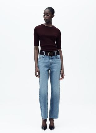 Жіночі джинси прямого крою zara