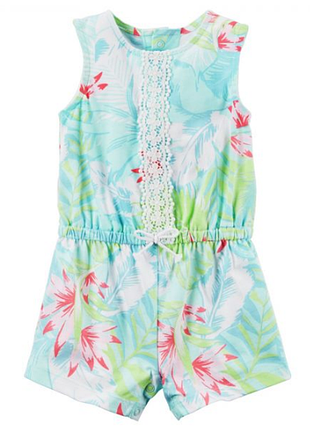 Carters комбинезон ромпер песочник цветочным принтом hawaiian floral romper