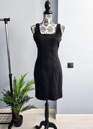 Коротка джинсова сукня