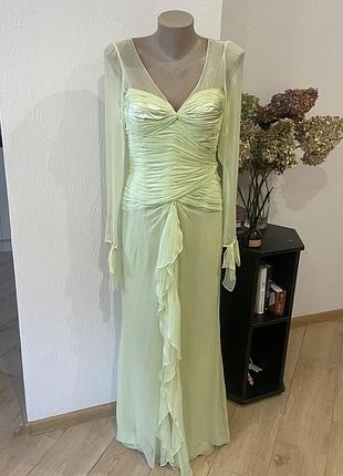 Дизайнерська шовкова сукня від кутюр peter keppler couture gross couture s m