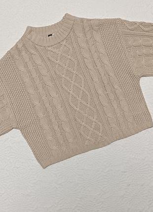 Свитер укороченный женский h&amp;m 36/8/44/s 5