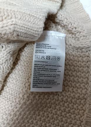 Свитер укороченный женский h&amp;m 36/8/44/s 4