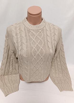 Свитер укороченный женский h&amp;m 36/8/44/s 6