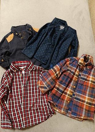 Набір сорочок для хлопчика 1-2 роки