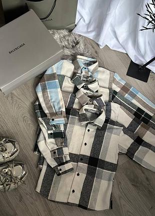 Рубашка для девочки фланель байка в клетку 92-158 р-р