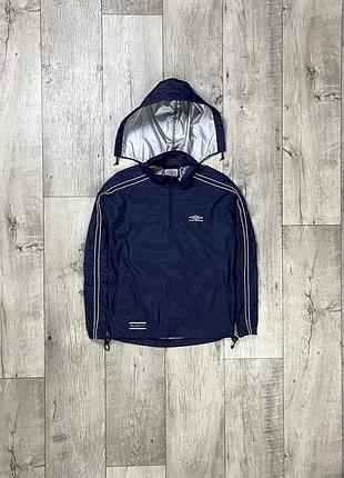 Umbro ветровка дождевик 13 лет подростковая синяя