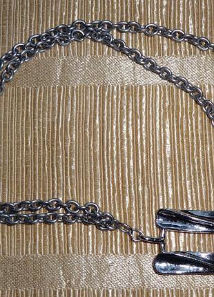 Сталевий ланцюжок з підвіскою, чоловічий чокер