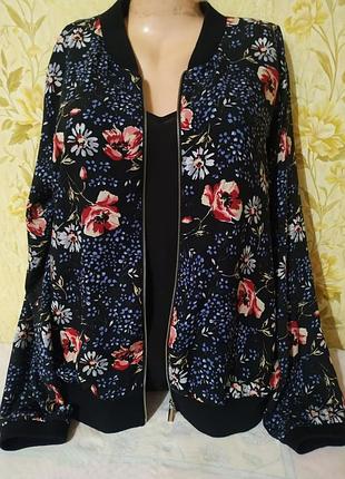 Бомбер летняя блузка кофта от papaya