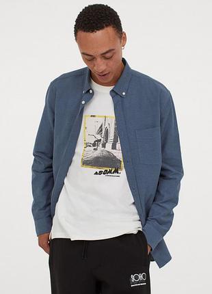 Бавовняна сорочка h&amp;m