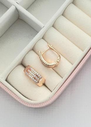 Серьги медицинское золото