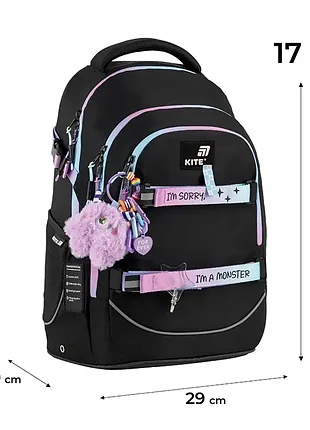 Рюкзак kite education teens hk25-2597l kuromi