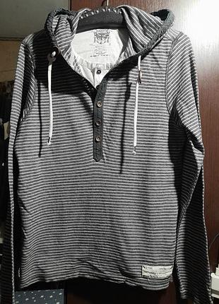 Стильная брендовая рубашка с капюшоном, туника анорак.