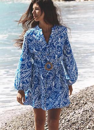 Платье женское короткое zara new