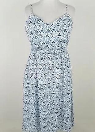 Сарафан в цветочном принте marks and spencer размер м