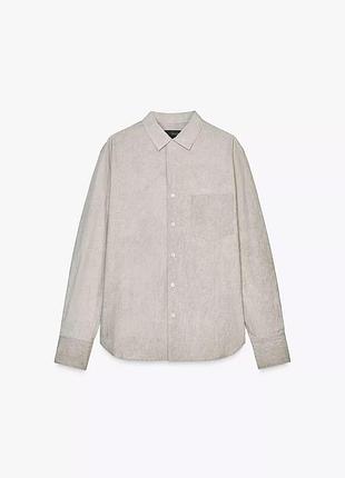 Рубашка женская белая серая zara new