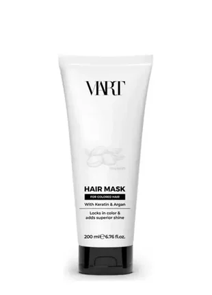 Маска для волосся viart mask keratin with argan for colored hair 200 мл