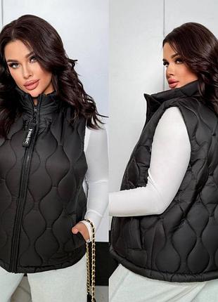 Жилет чорний,50-60