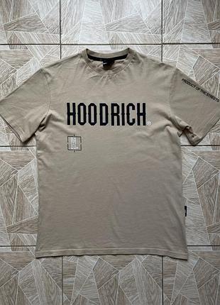 Футболка hype casual drill london streetwear g hoodrich c-2814 big logo s beige