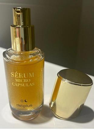 Восстанавливающая антивозрастная сыворотка с микрокапсулами от испанского бренда deliplus...