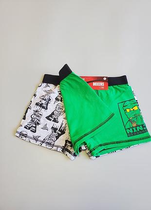 Набор детских трусов-шорт 2 шт для мальчика lego