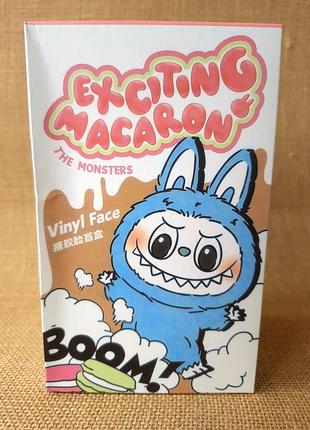 Мягкая игрушка брелок с монстром лабуба монстры labubu the monsters exciting macaron аниме фигурка5 фото