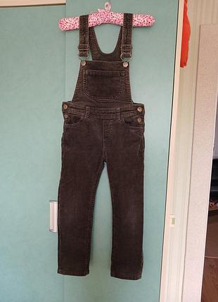 Вельветовий комбінезон для дівчинки, 110.