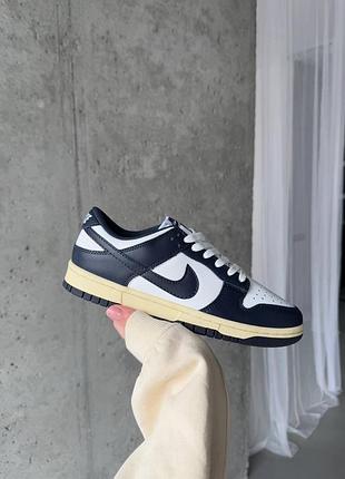 Кроссовки унисекс china nike dunk low vintage navy