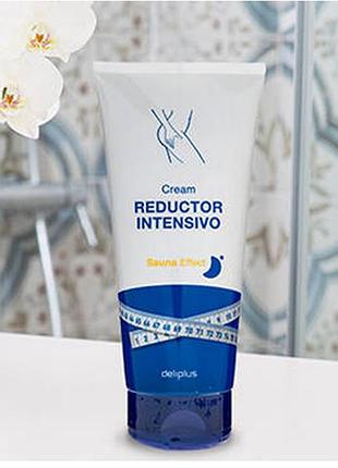 Антицелюлітний крем зі розігрівальним ефектом reductor intensivo deliplus, 200 мл випаровування