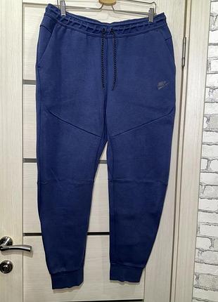 Спортивные штаны nike nsw tech fleece jogger blue cu4495-410
