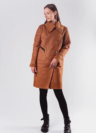 Пальто с овчиной от ricco collection (ua)