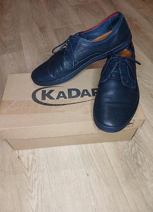 Мужские перфорированные туфли kadar.