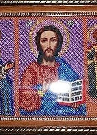 Схема для вишивки бісером «триптих. молитва за сім’ю»2 фото